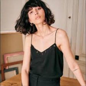 Sezane Paloma Top in Black S